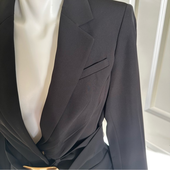 Donna Karan Black Blazer with Gold Accent - Picture 6 of 9